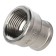 The coupling Stout SFT-0006-000134, 1 "x 3/4", internal thread, transition, nickel-plated brass