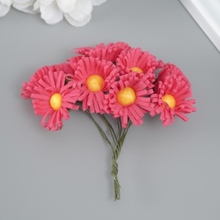Decorative flower for creativity "chamomile" fuchsia