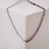 The necklace "Jewel" rectangles with a chain, color in silver, 30 cm