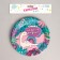 A disposable paper plate "Happy Birthday!" dinosaurus, set 6 pcs, 18 cm