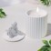 Candle in concrete Aromatic "Michelangelo", 13x7 cm, blue bells, soy wax, 160 g