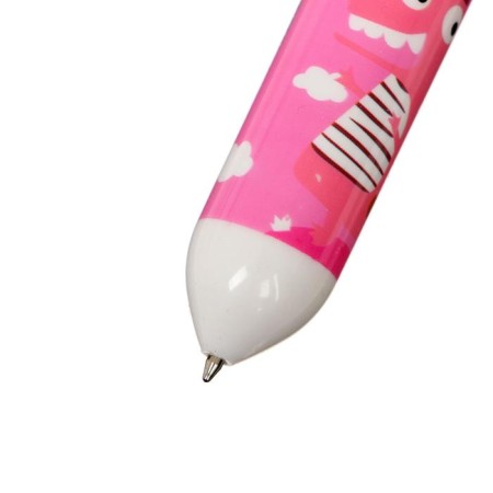 Handle Automatic Ball 10 color, "dinosaur", pink color, in a bag-3