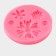 Mold "Flower Assortment", silicone, 10.5 × 10.5 × 1 cm, color mix