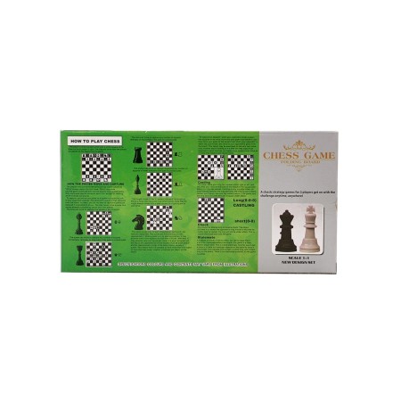 Chess 16 x 16 cm, King H-2.8 cm, d-1.2 cm, plastic board and figures-8