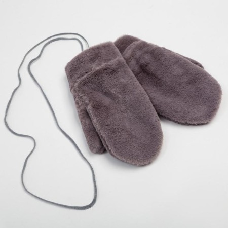 Women's mittens minku "Tender", rr 22cm, col. grey