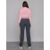 Sports female trousers, size 48, dark gray color