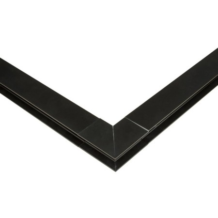 Connector for overhead magnetic tire pipelines, 35 mm. Angular. Vertical. Uniel, IP20, black color-3