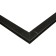 Connector for overhead magnetic tire pipelines, 35 mm. Angular. Vertical. Uniel, IP20, black color
