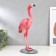 Polystone souvenir "Pink flamingos on stone" MIX 35.5x14x10.5 cm