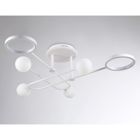 LED ceiling LED with a change of lamp and control panel Ambrella Light, Linetech, FL666229, G9, 48 W, 3600LUM, 3000-6400K, white, white matte color-5
