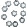 Ruthagica axis 8 mm, silver color