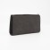 Women's wallet on the button, black color