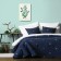 Cover with pillowcases "Belli", size 160x220 cm, blue color