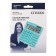 Citizen desktop calculator "SDC-810NR", 10-bit, 124 x 102 x 25 mm, double power, turquoise