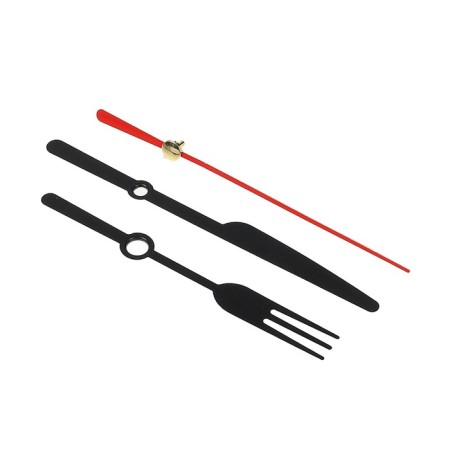 A set of 3 shooters for a clock black fork knife 58/72 (671) (package 100 sets)-1