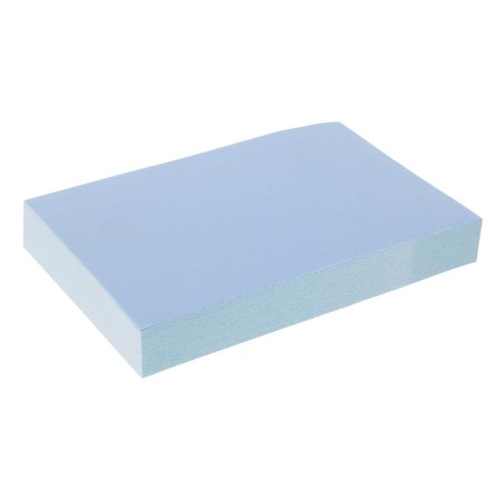 Block with a sticky edge of 51 mm x 76 mm, 100 sheets, pastel, blue
