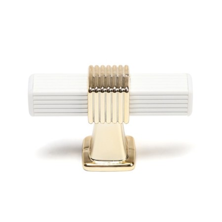 Handle button Cappio PK117, white/gold color-2