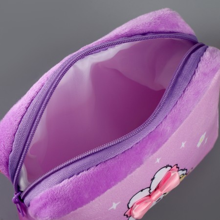 Children's bag "Bunny with a toy", lilac color-5