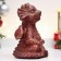 The piggy bank "Dracosha Timosha" 15x11x16cm, red with gold