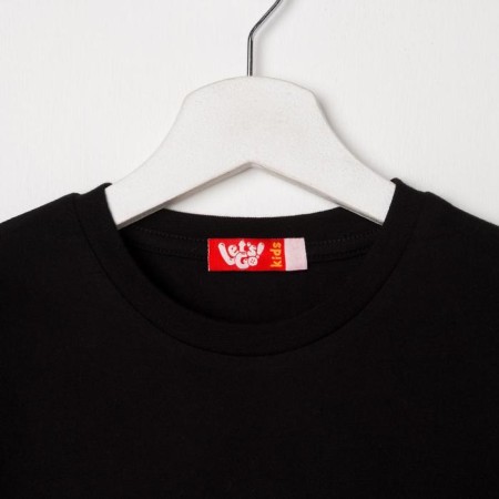 Children's T -shirt, height 116 cm, black color-1