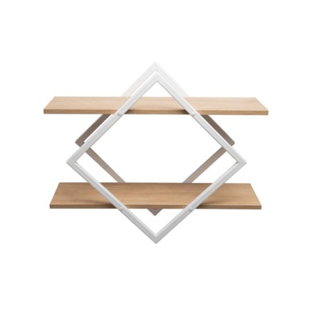 Nasten Rhombus Regiment "Energy Loft", 69 x 7 x 56.5, white, oak Santana