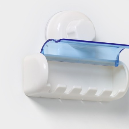 Holder for dental brushes on a vacuum suction cup “White Collection”-2