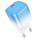 Network charger Hoco C101A, 1 Type-C, 20 W, PD + Qc, Blue