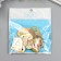 Suspension metal for paintings, photo frames gold 3.2x3.1 cm