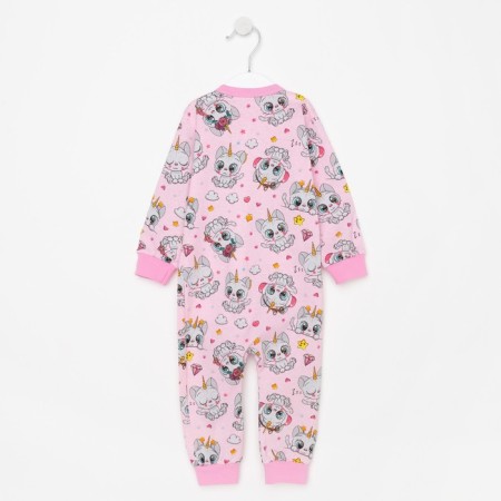 Combineson children, pink color, height 80 cm-2