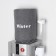 Bottle cover for 19 liters "Water" Color Gray