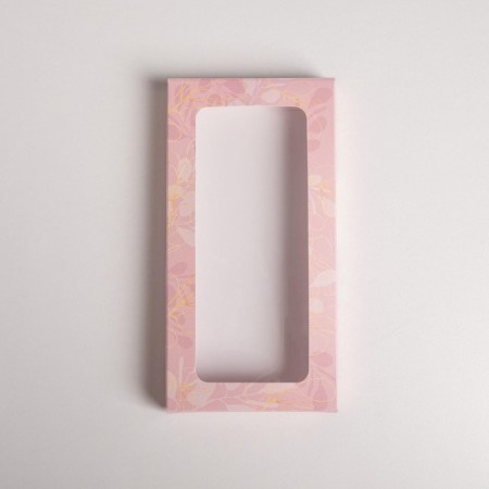 Chocolate box, confectionery packaging, “Rejoice yourself”, with a window, 17.3 x 8.8 x 1.5 cm-3