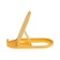 Luazon phone stand, folding, oval, adjustable height, yellow