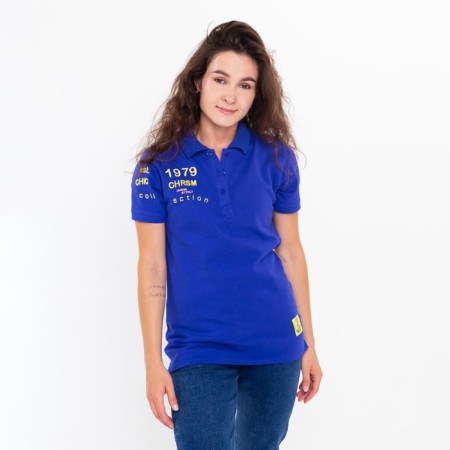 T-shirt is female, color bright blue, size 44 (m)-1