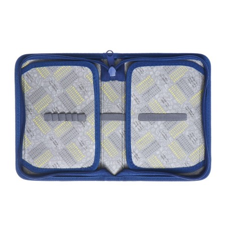 Penal 1 section, 140 x 205 x 38 mm, 2 folding strips, calligrata 30p32_2v "Butterflies", laminated cardboard-3
