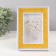 Photo frame plastic 10x15 cm "Yellow pebbles" 2x14.7x19.7 cm