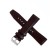 Hours strap with quick-detachable hairpins, 22 mm, eco-leather, L-22 cm, brown