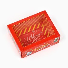 Folding box with a plastic lid 