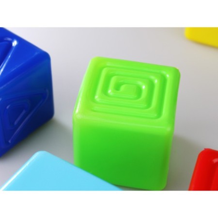 Tactile cubes, 6 elements, 7 cm-2