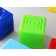 Tactile cubes, 6 elements, 7 cm