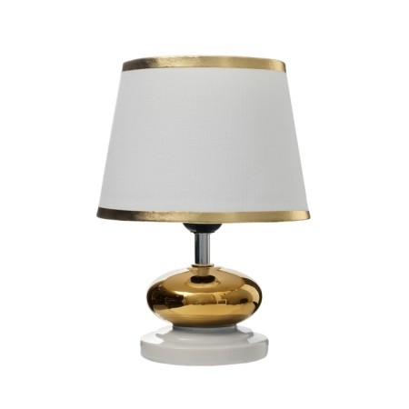 Traffic lamp with a lampshade Risalux "Drops", 1 × 40 W, E27, White/gold, 17 × 17 × 24 cm-7