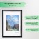 Photo frame Plastic "Gamma" 15x21 cm, black with silver