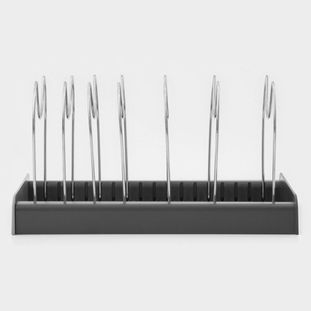Kitchen holder for lids, pans and pots of the shade, color gray-3