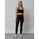 Femic fitness legins, size 42-46, black color