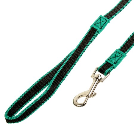 Kaponnoye zonik leash with double latex thread, 3m x 1.5 cm, green-1