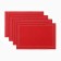 A set of decorative napkins Ethel "Style" central red 30x40 ± 5cm-4 pcs, felt