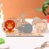 Wooden volumetric coloring "Safari", 7 figures, stand