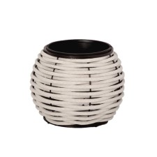 Wazon woven, 38 × 40 cm, white, 20 l, Deckwood