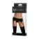 Glossy Almira set from Wetlook material (belt with states for stockings and panties) black, l