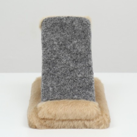 Clawing "Gorka" mini-version, 29 x 14 x 14 cm, carpet, light brown-1