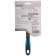 Delight-combed combing, floating small, short teeth 22 mm, black and blue